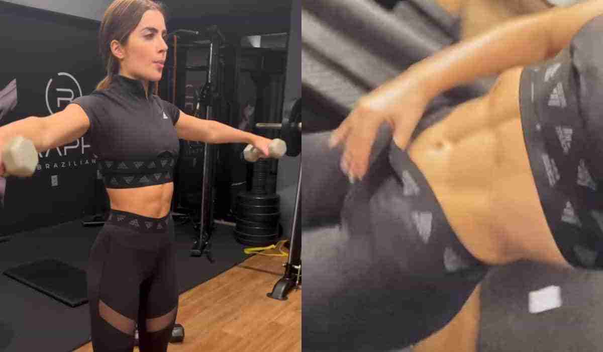 Jade Picon exibe abdômen ‘tanquinho’ após treino pesado (Foto: Reprodução/Instagram)