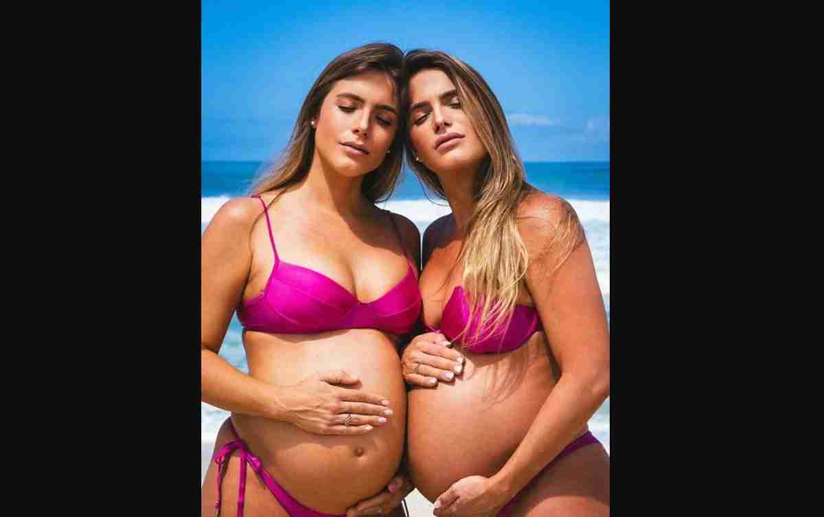Bia a Branca estão grávidas de meninas. Fotos: Reprodução/ Instagram