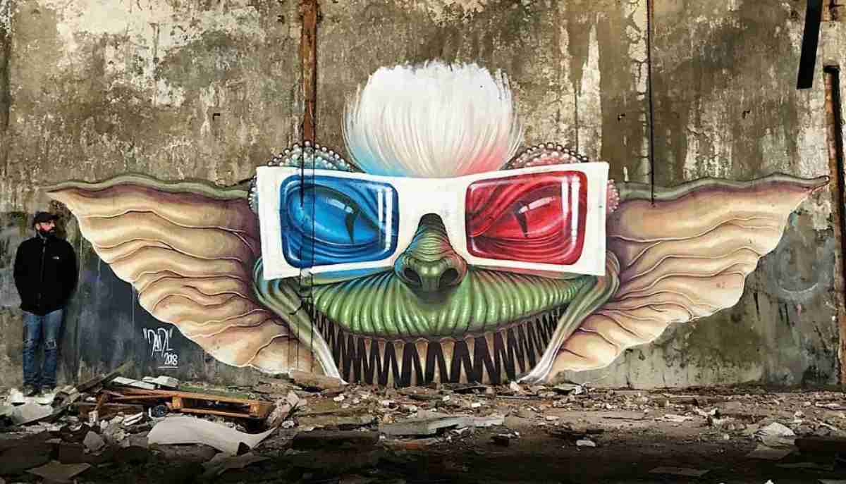 Grafiteiro espalha sua arte por lugares abandonados de Barcelona