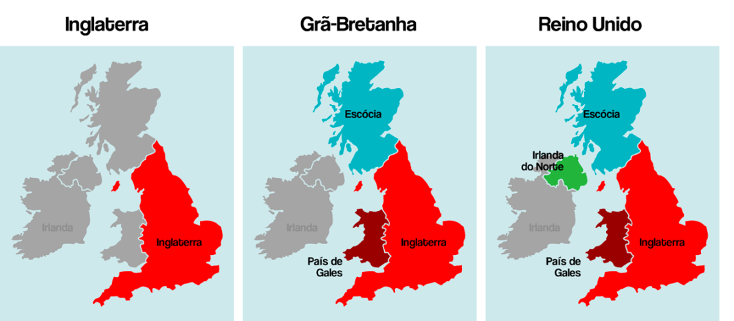 Qual A Diferença Entre Grã-Bretanha, Inglaterra E Reino Unido?