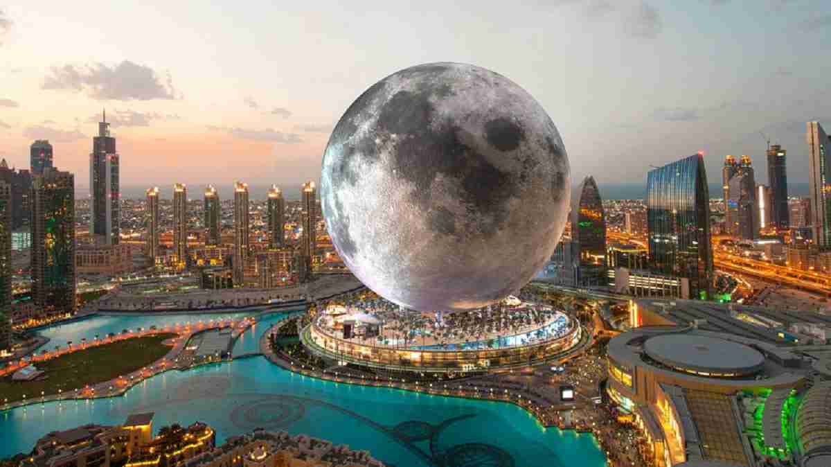 Resort de luxo tem formato da Lua. Fotos: Divulgação/ Moon World Resorts Inc.