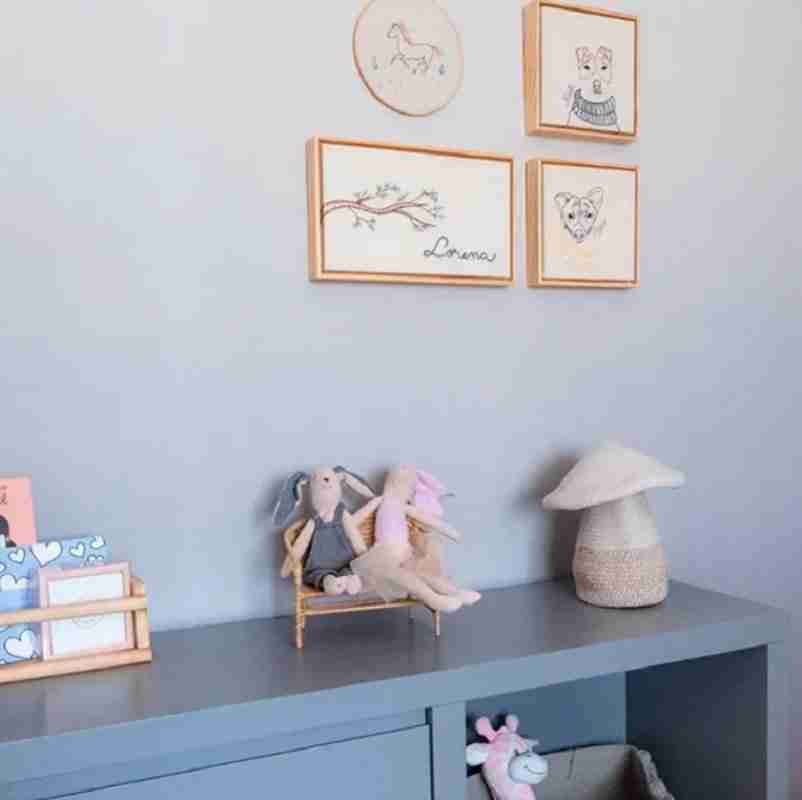 Renata Kuerten mostra detalhes do quarto da filha, Lorena: ‘clean e charmoso’