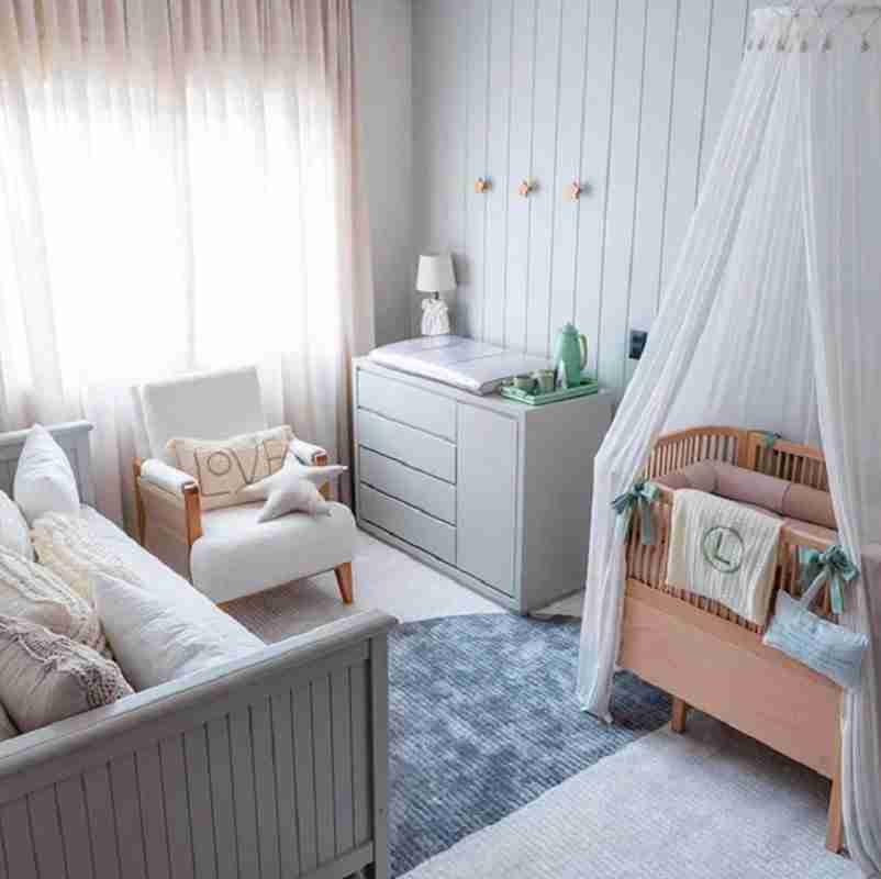 Renata Kuerten mostra detalhes do quarto da filha, Lorena: ‘clean e charmoso’
