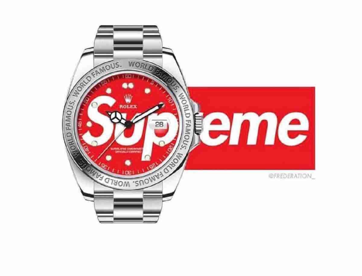 Supreme e Rolex devem lançar relógio em parceria. Fotos: Reprodução/ Instagram