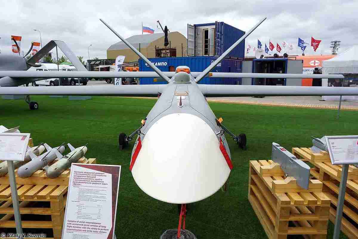 Orion: primeiro drone de combate russo. Foto: Vitaly V. Kuzmin/vitalykuzmin.net