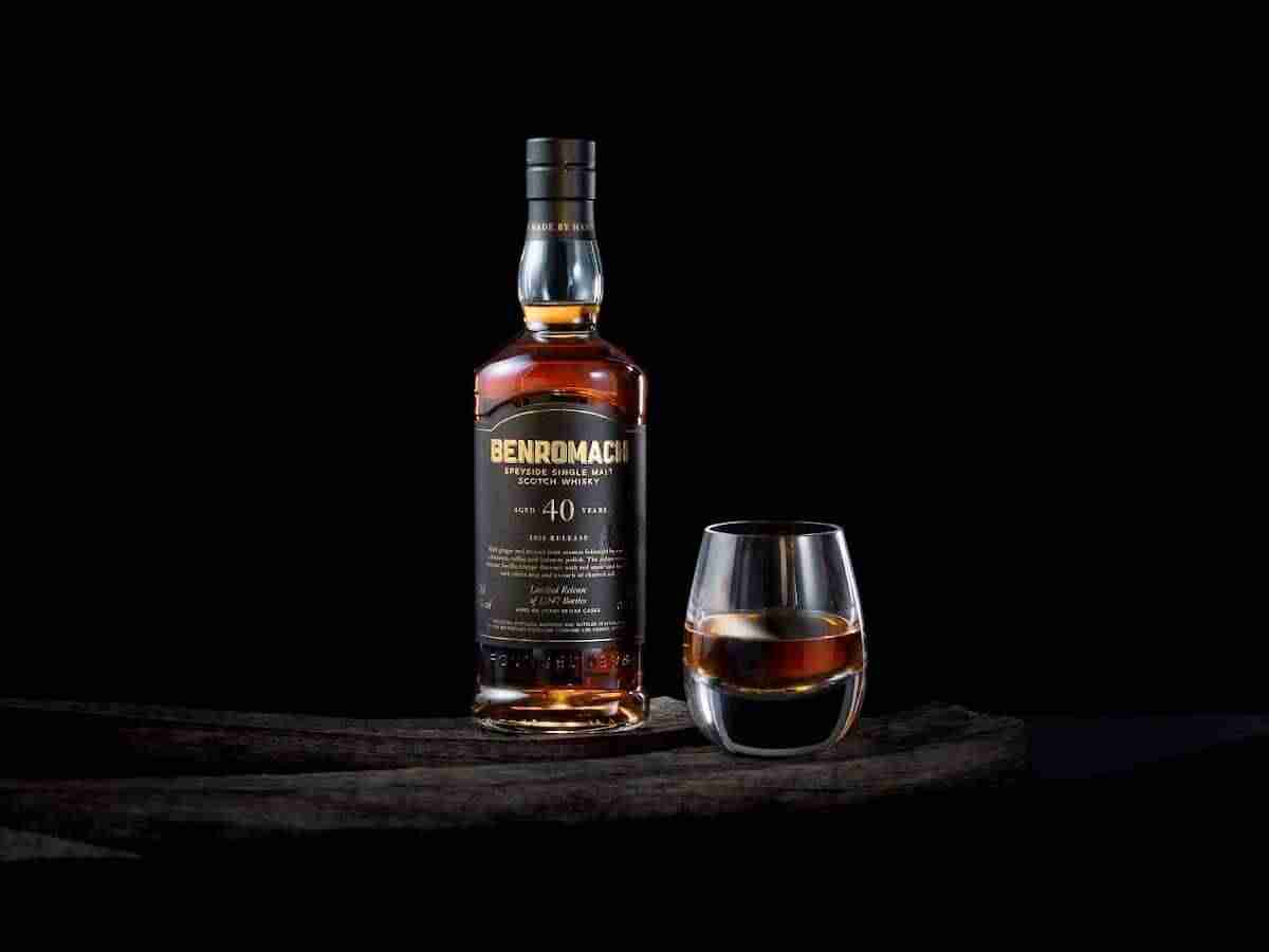 O melhor whisky de 2022: conheça o Benromach 40 Anos Single Malt