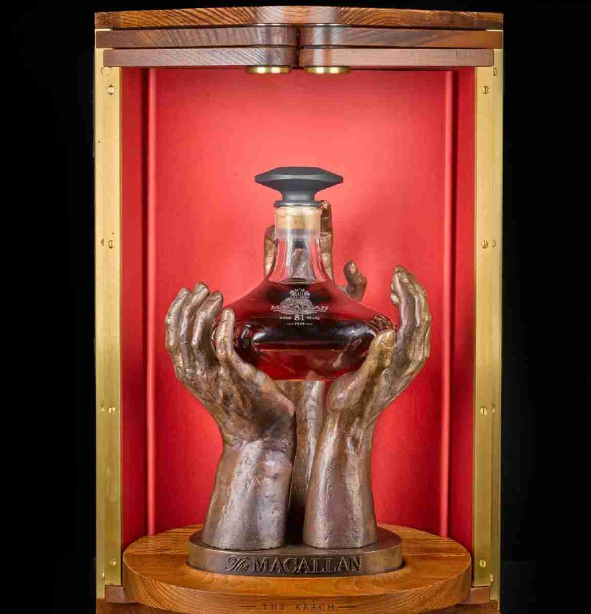 Whisky mais antigo do mundo vai a leilão. Fotos: Divulgação/ Sotheby’s