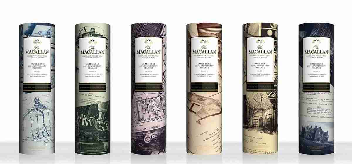 Coleção de whisky The Macallan. Foto: Divulgação