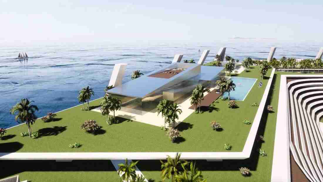 Bahamas: casas à venda por R$ 5 bilhões em ilha artificial flutuante