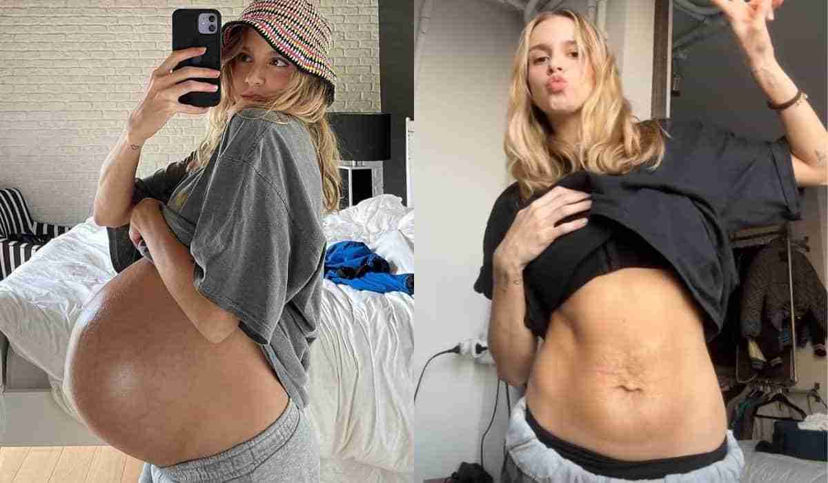 Isa Scherer exibe barriga após a gravidez: ‘melhorou demais’ (Foto: Reprodução/Instagram)