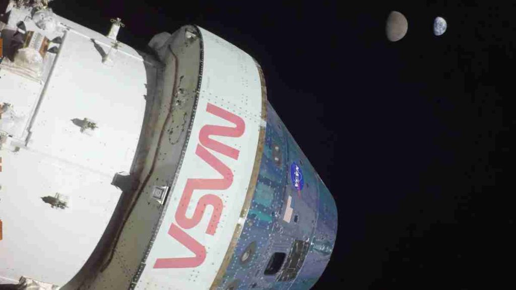 Nave espacial da NASA captura imagem magnífica da Lua orbitando a Terra