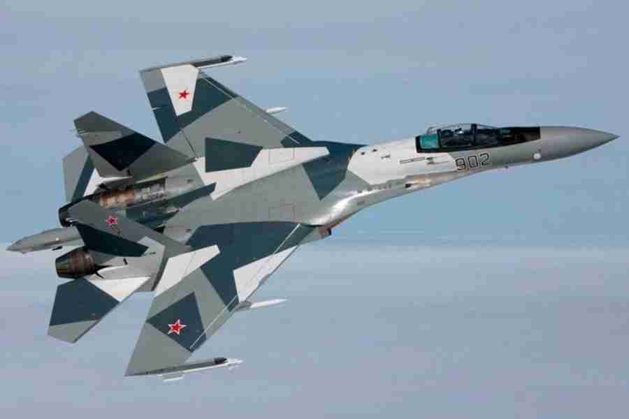 Forças Aeroespaciais Russas divulgam vídeo com o Sukhoi Su-35, o caça mais avançado na Guerra da Ucrânia. Foto: Divulgação