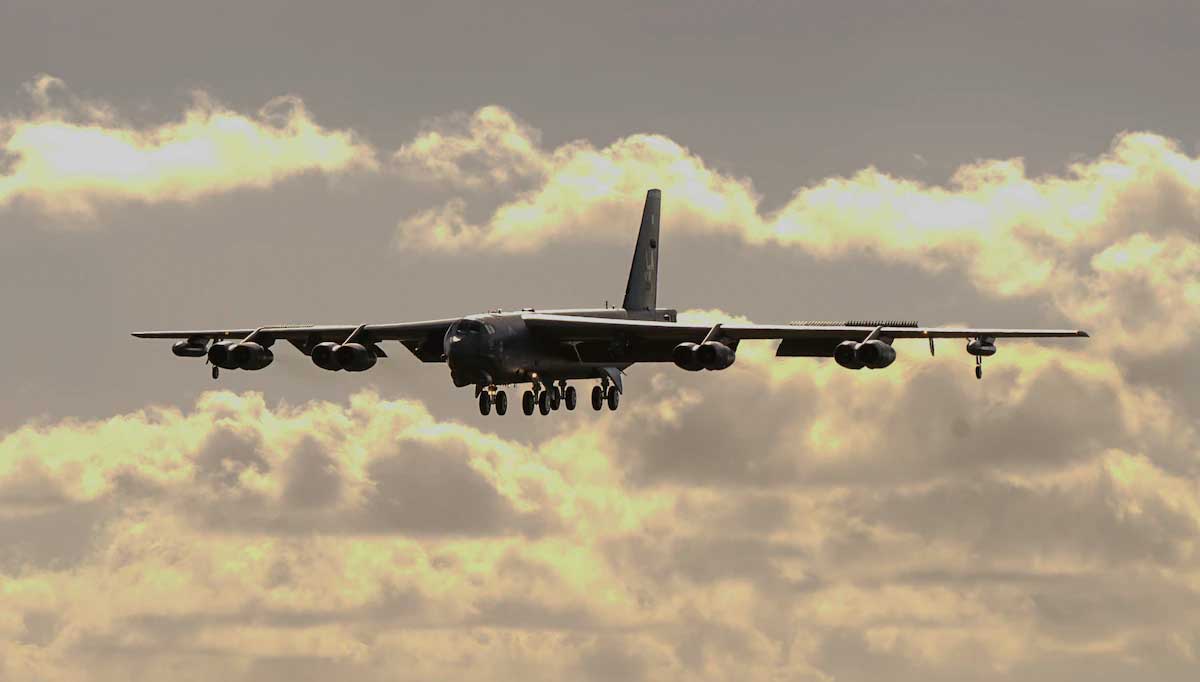 Boeing B-52 Stratofortress. Foto: Divulgação Força Aérea dos Estados Unidos