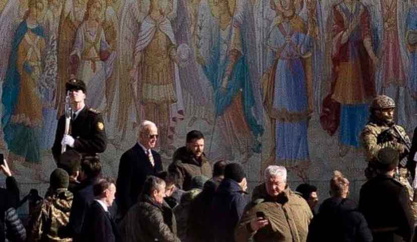 VÍDEO: Joe Biden faz visita surpresa a capital da Ucrânia