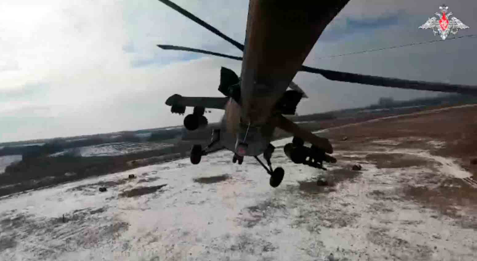 VÍDEO mostra o ataque devastador dos helicópteros Mi-35 da Rússia