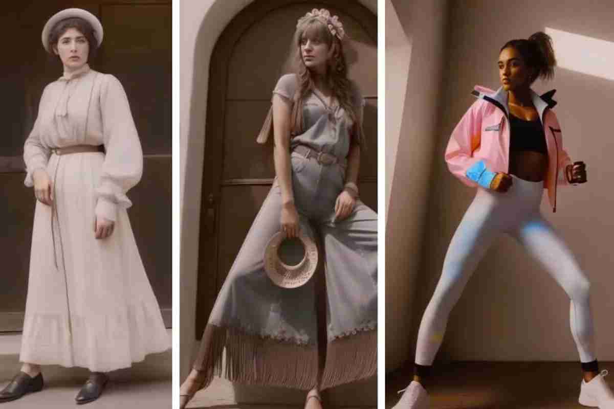 vídeo mostra como a moda evoluiu ao longo de um século