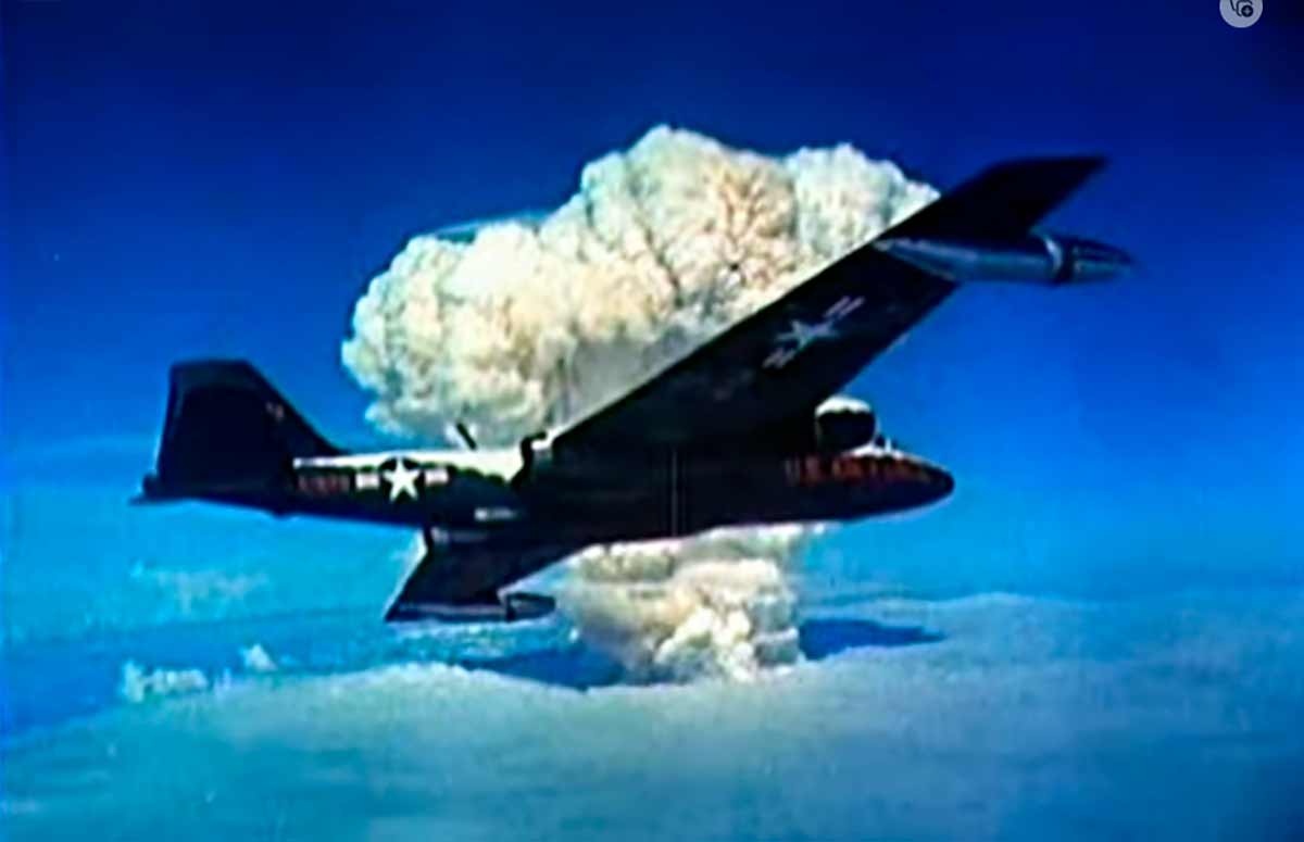 Vídeo secreto mostra como as tripulações do B-52 conduziriam ataques nucleares. Foto: Reprodução Youtube