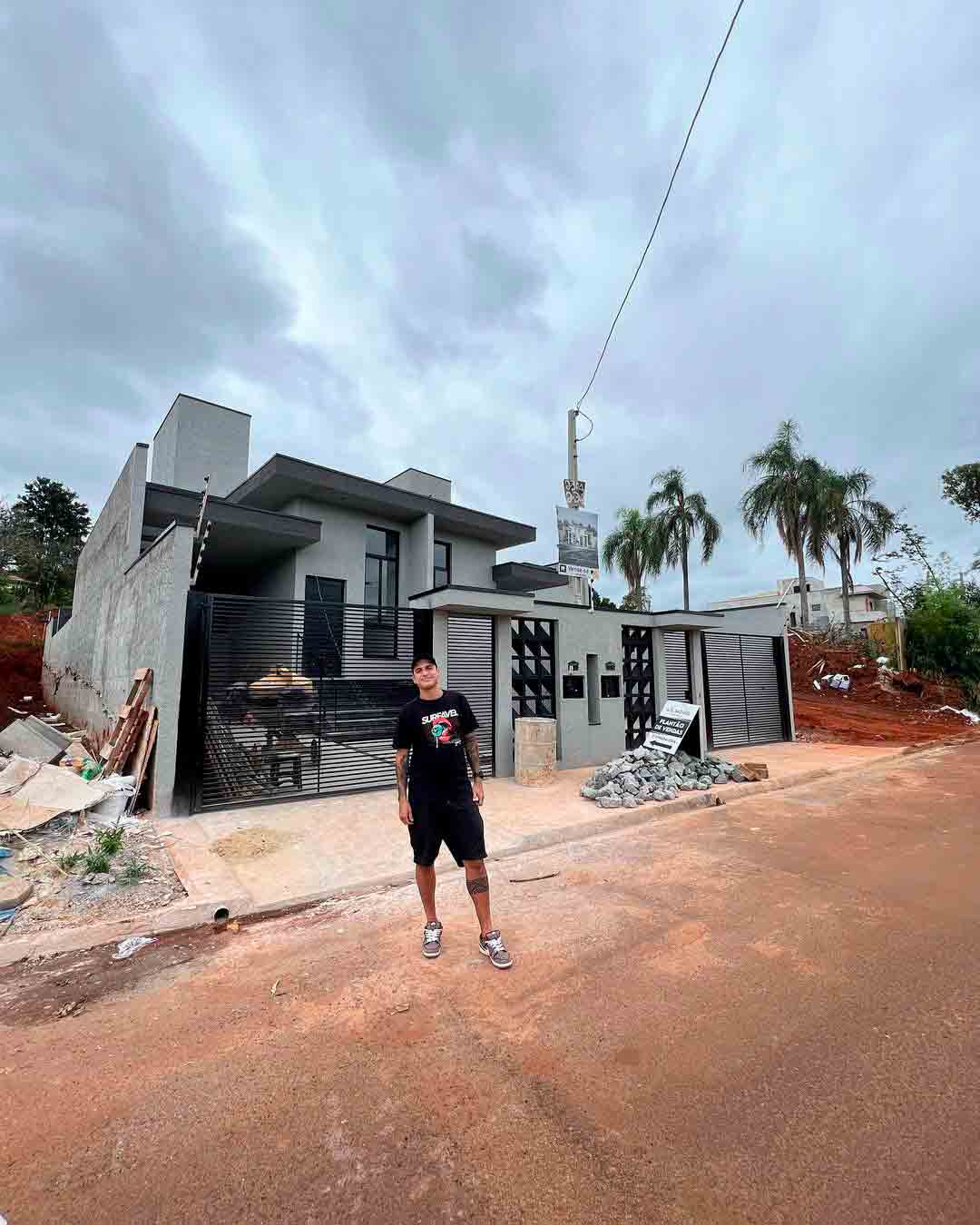 Felipe Prior mostra casa que projetou no interior de São Paulo. Foto: reprodução instagram 