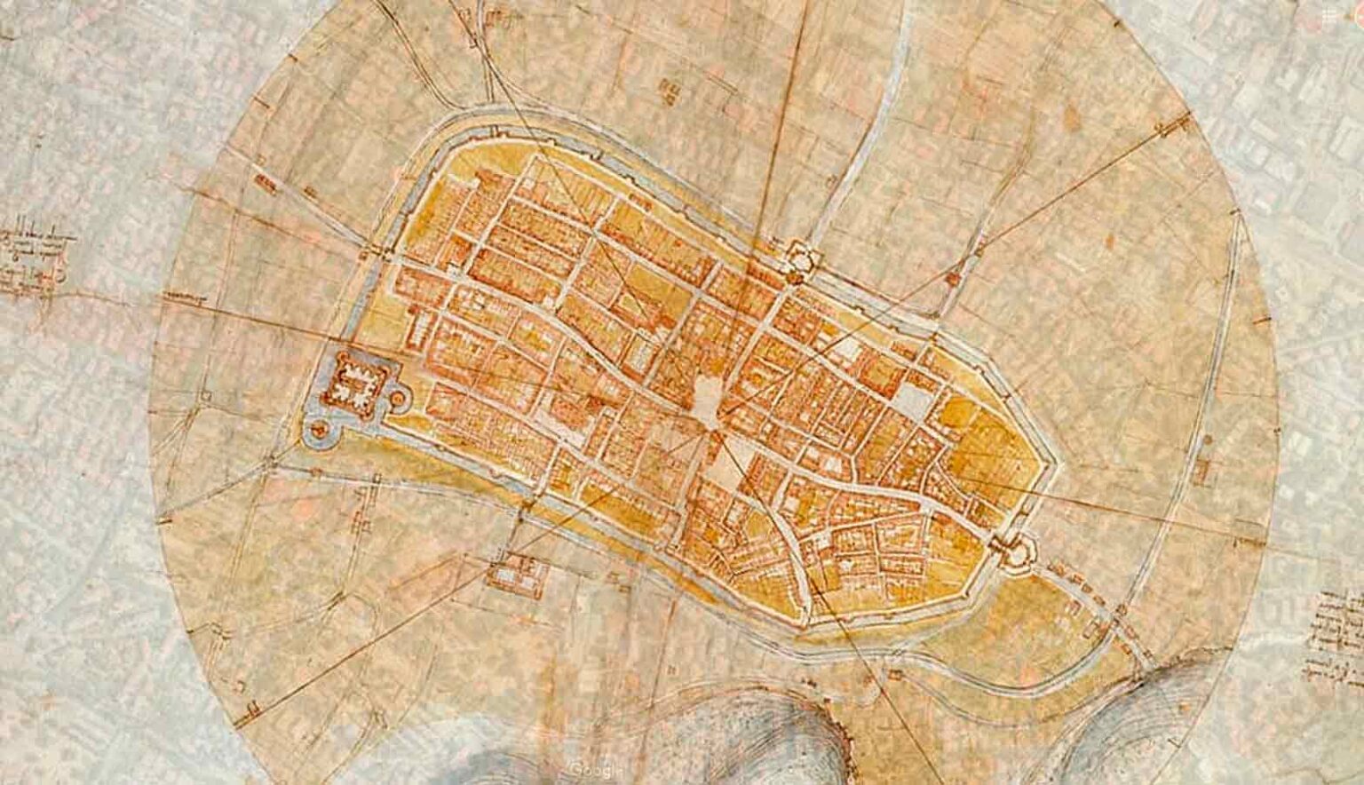 Come Leonardo Da Vinci Ha Realizzato Una Mappa Con Precisione Da Satellite Nel