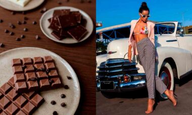 La modella segue una dieta al cioccolato e afferma: 'Mantiene il mio corpo magro e aiuta l'umore'. Foto: Instagram @wamoura