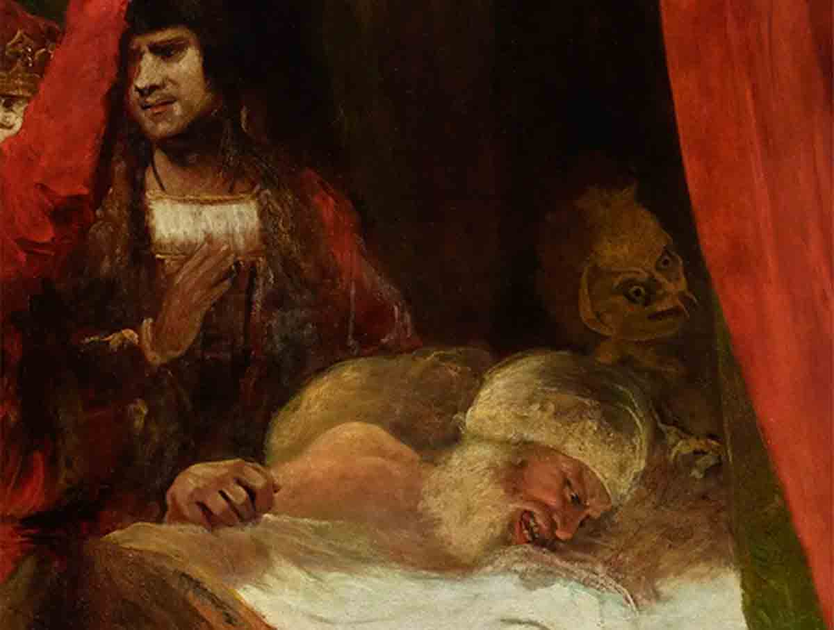 Figure démoniaque découverte dans un tableau plus de 200 ans après sa restauration