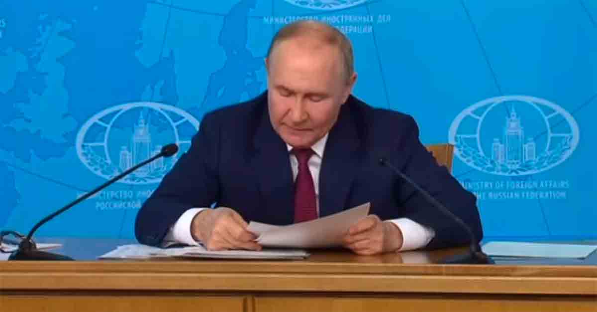 Vladimir Putin. Reprodução Telegram RT
