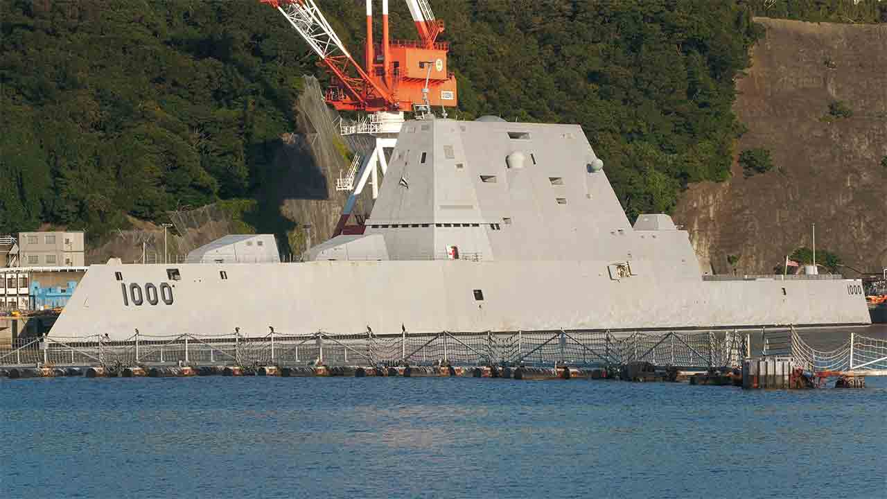 USS Zumwalt, one of the most advanced destroyers in the world. Photo: Wikimedia