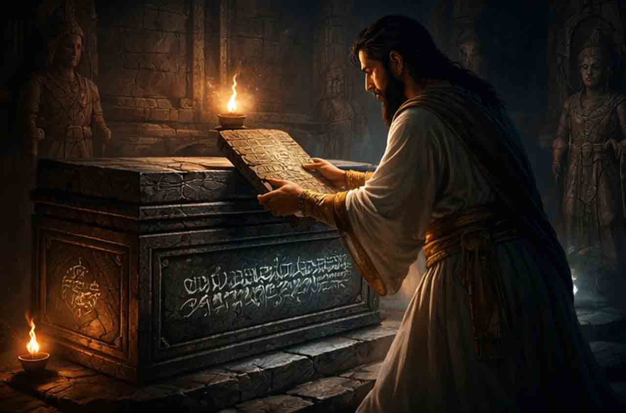 The Tablet of the Broken Sky. Illustration: Condutta