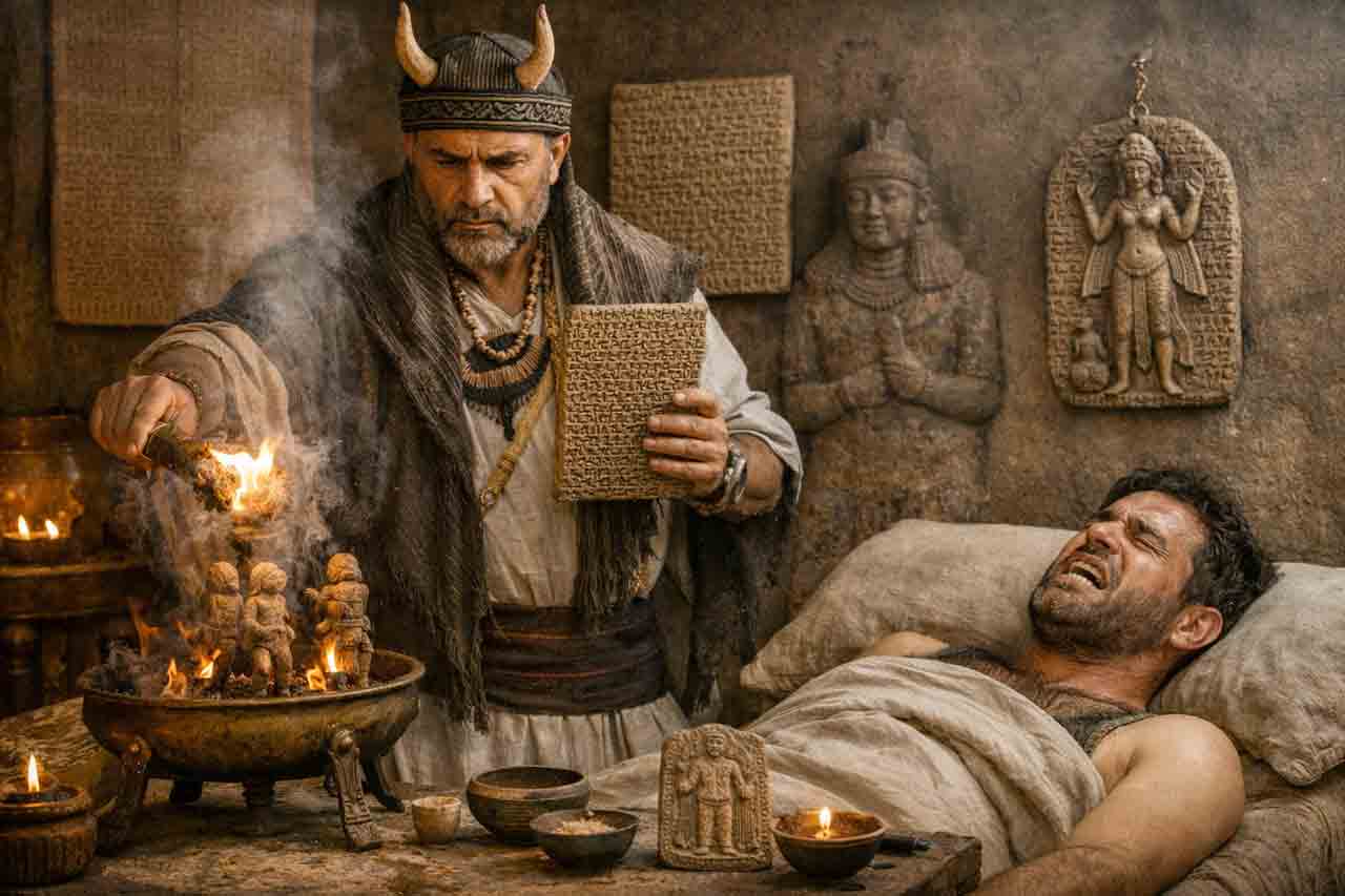 The hidden side of Mesopotamia: the exorcisms practiced by the Akkadians. Illustration: Condutta
