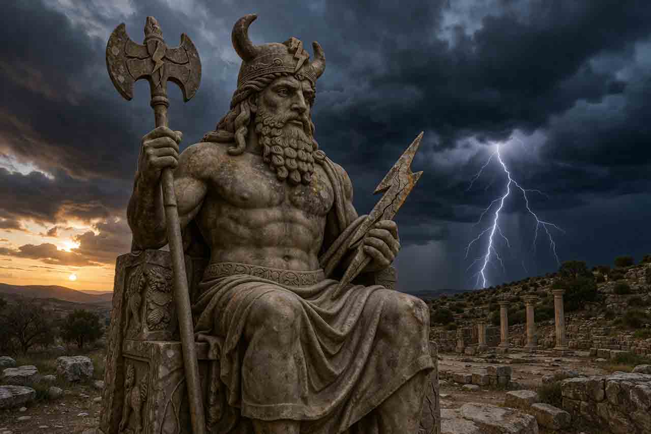 Baal Hadad. Illustration: Condutta