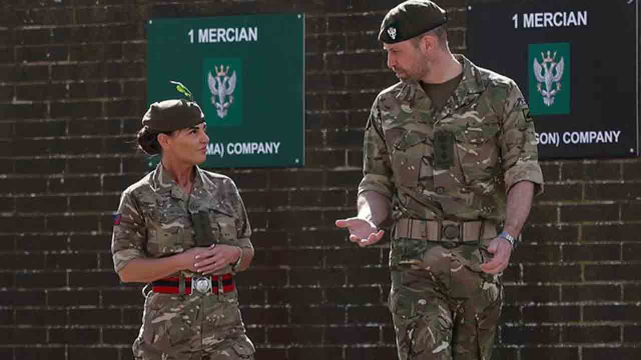Prince William visits British regiment and observes military training in Bulford. Instagram @princeandprincessofwales
