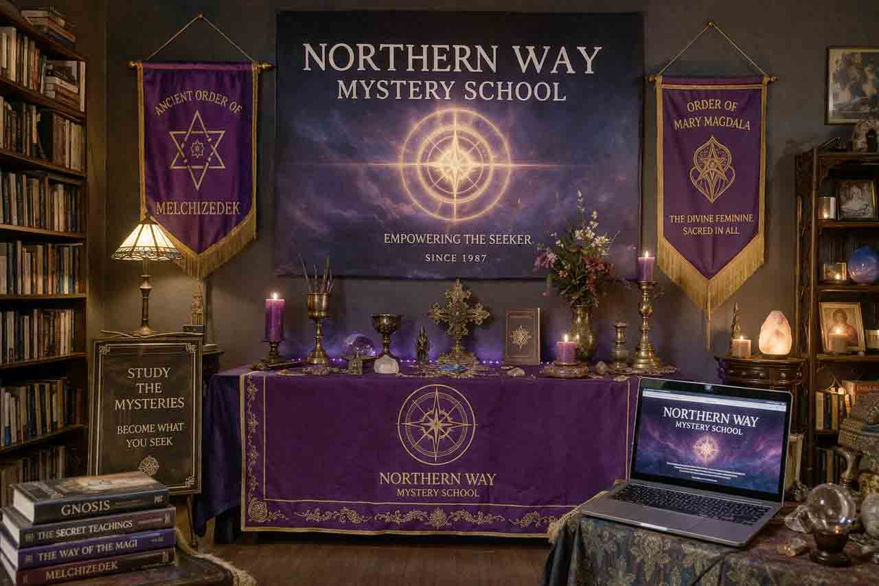 Northern Way Mystery School. Illustration: Condutta