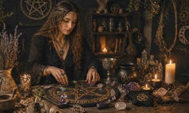 Os principais símbolos da Wicca. Ilustração: Condutta