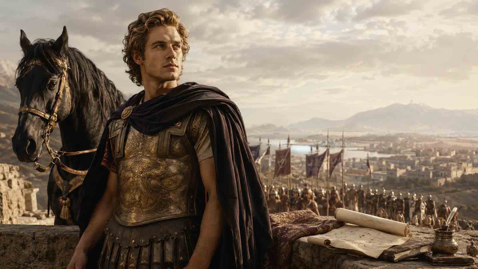 Curiosities about Alexander the Great: lesser-known details about the Macedonian conqueror. Illustrations: AI/Condutta.com